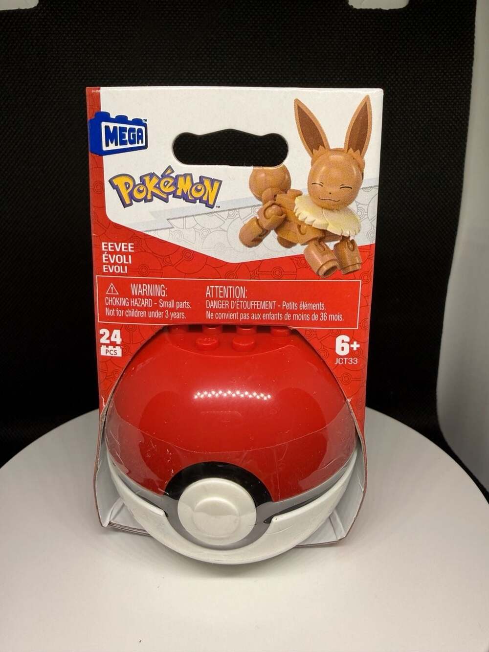 NIB Sealed Pokémon Eevee Mega Series Poké Ball JCT33 24 Piece Set